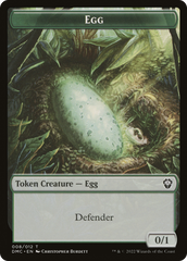 Treasure // Egg Double-Sided Token [Secret Lair Drop Series] | Tabernacle Games