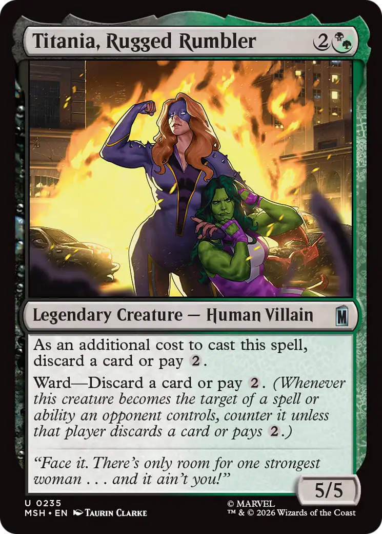 Titania, Rugged Rumbler [Marvel Super Heroes] | Tabernacle Games