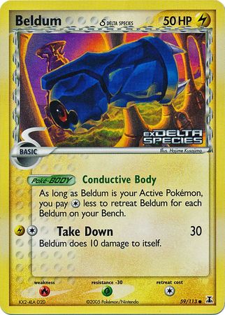 Beldum (59/113) (Delta Species) (Stamped) [EX: Delta Species] | Tabernacle Games
