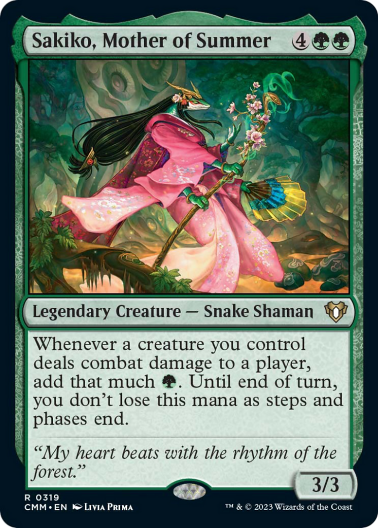 Sakiko, Mother of Summer [Commander Masters] | Tabernacle Games