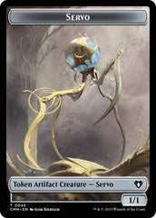 Servo // Thrull Double-Sided Token [Commander Masters Tokens] | Tabernacle Games