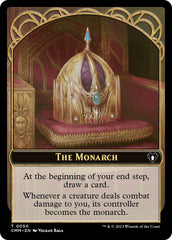 The Monarch // Dragon Egg Double-Sided Token [Commander Masters Tokens] | Tabernacle Games