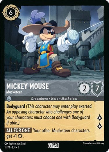 Mickey Mouse - Musketeer (GenCon 2023) (11/P1) [Promo Cards] | Tabernacle Games
