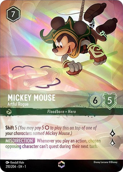 Mickey Mouse - Artful Rogue (Enchanted) (210/204) [The First Chapter] | Tabernacle Games