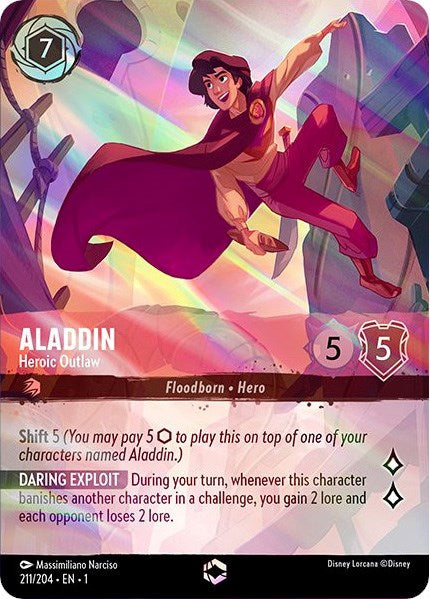 Aladdin - Heroic Outlaw (Enchanted) (211/204) [The First Chapter] | Tabernacle Games