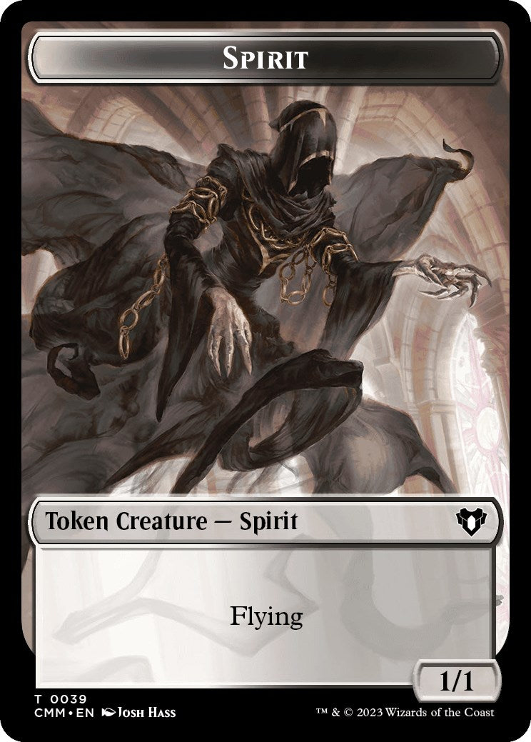 Spirit (0039) // Kor Soldier Double-Sided Token [Commander Masters Tokens] | Tabernacle Games