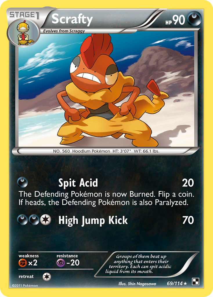 Scrafty (69/114) [Black & White: Base Set] | Tabernacle Games