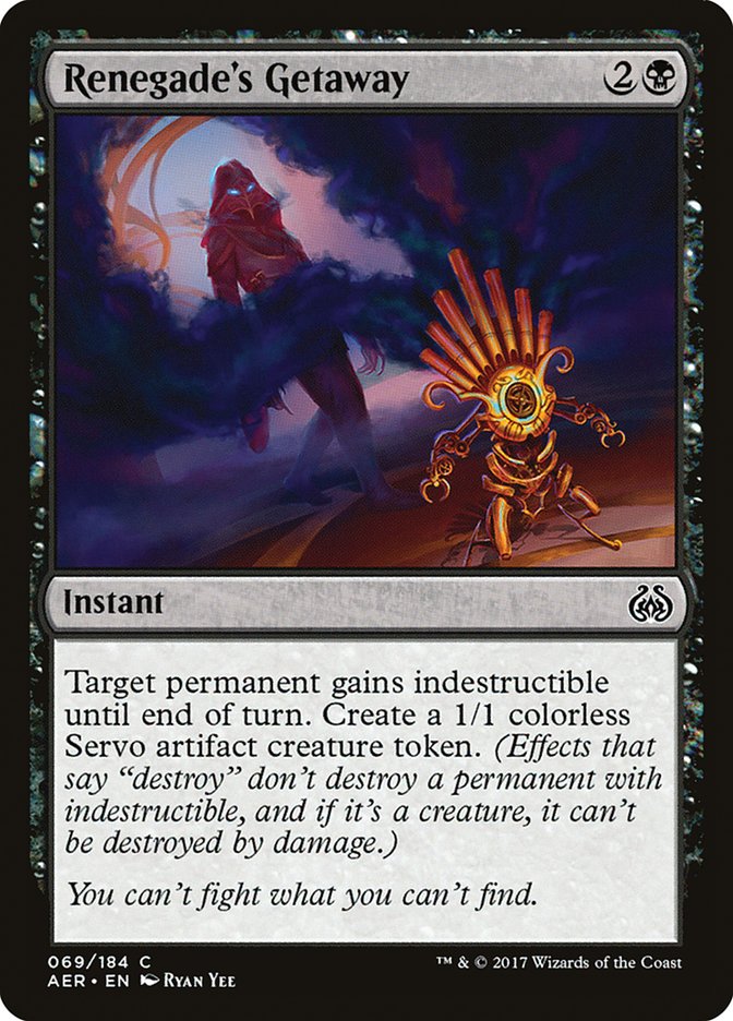 Renegade's Getaway [Aether Revolt] | Tabernacle Games