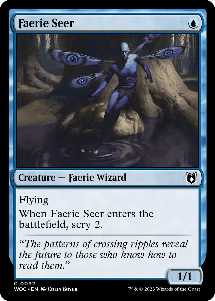 Faerie Seer [Wilds of Eldraine Commander] | Tabernacle Games