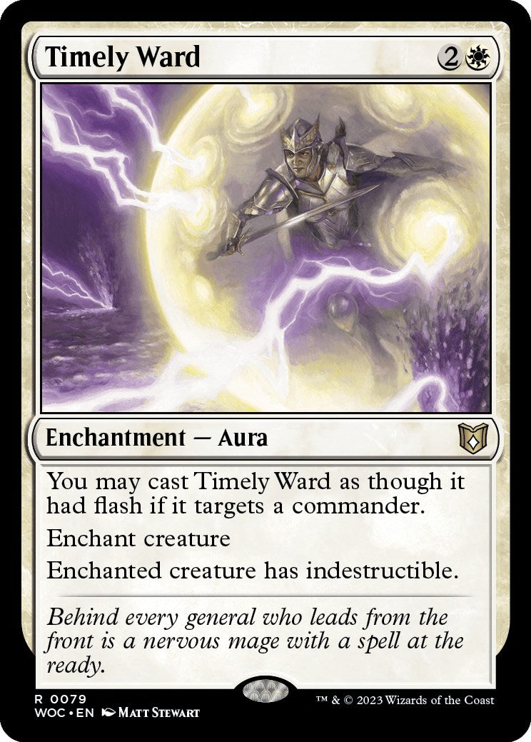 Timely Ward [Wilds of Eldraine Commander] | Tabernacle Games