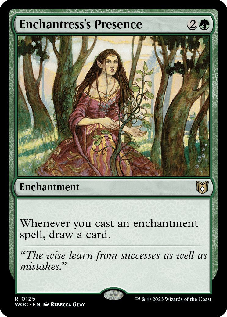 Enchantress's Presence [Wilds of Eldraine Commander] | Tabernacle Games