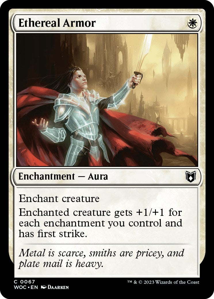 Ethereal Armor [Wilds of Eldraine Commander] | Tabernacle Games