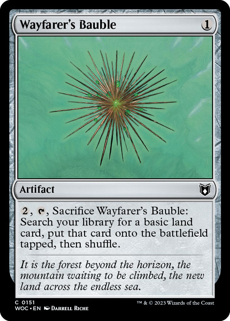 Wayfarer's Bauble [Wilds of Eldraine Commander] | Tabernacle Games