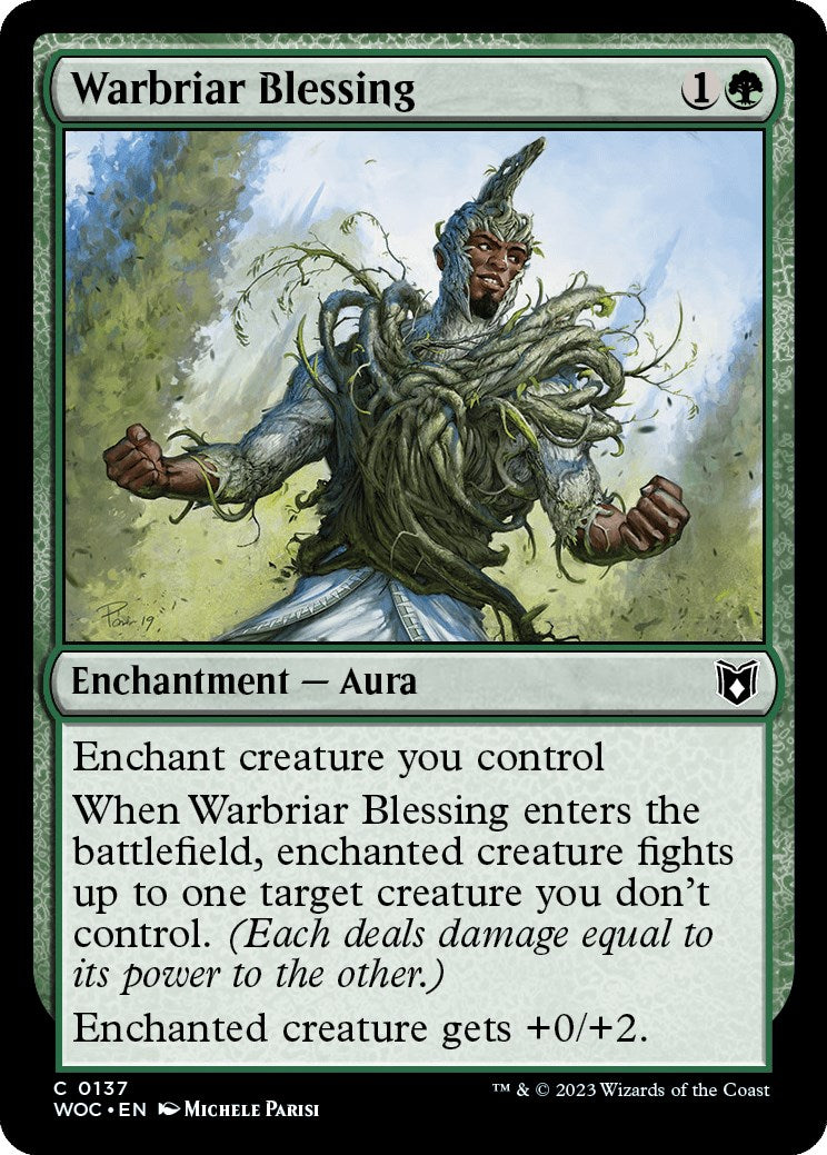 Warbriar Blessing [Wilds of Eldraine Commander] | Tabernacle Games