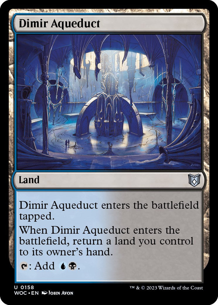 Dimir Aqueduct [Wilds of Eldraine Commander] | Tabernacle Games