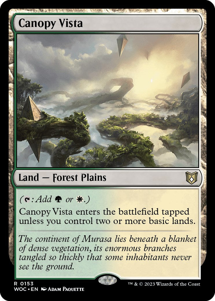 Canopy Vista [Wilds of Eldraine Commander] | Tabernacle Games