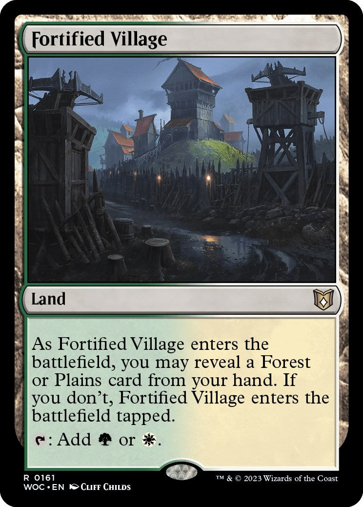 Fortified Village [Wilds of Eldraine Commander] | Tabernacle Games