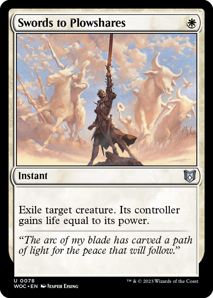 Swords to Plowshares [Wilds of Eldraine Commander] | Tabernacle Games