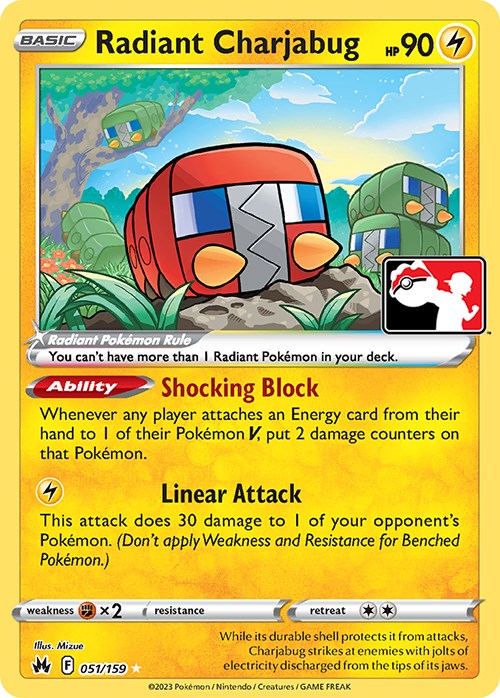 Radiant Charjabug (051/159) [Prize Pack Series Three] | Tabernacle Games