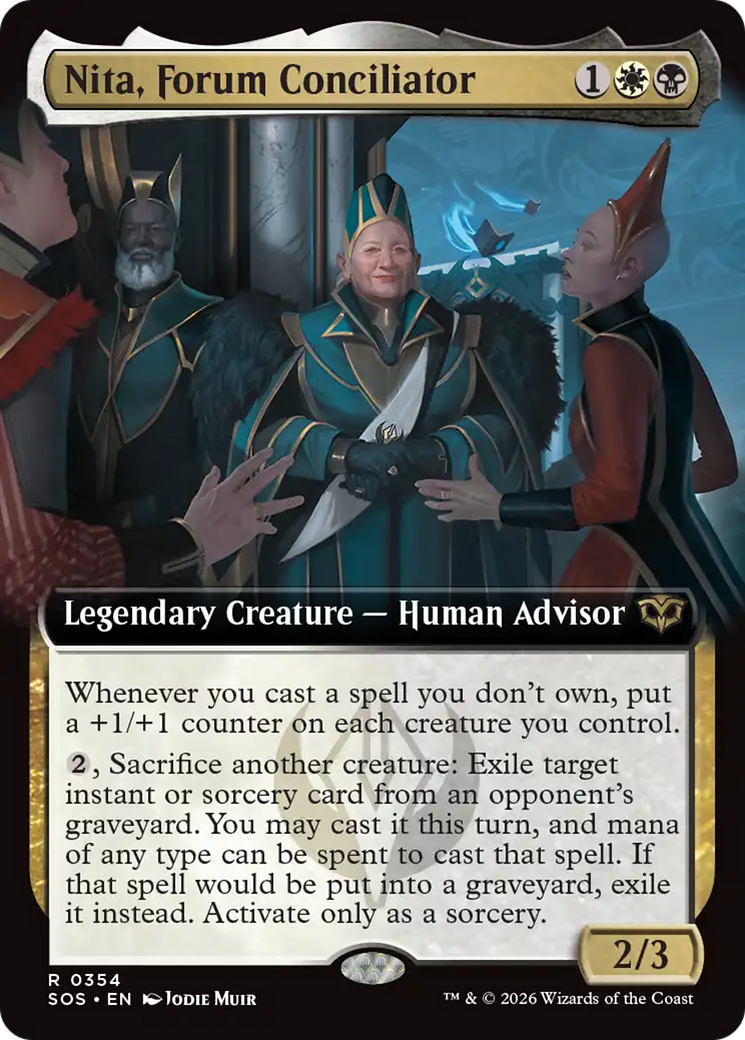 Nita, Forum Conciliator (Extended Art) [Secrets of Strixhaven] | Tabernacle Games