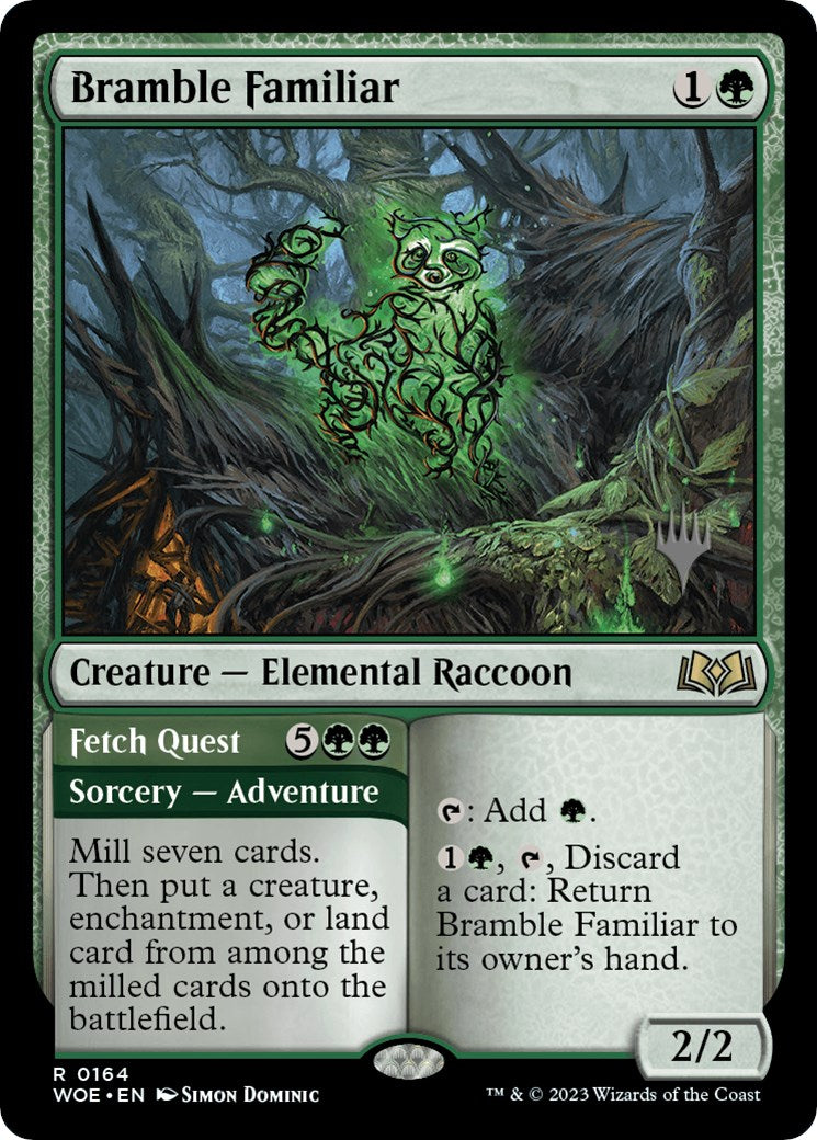 Bramble Familiar // Fetch Quest (Promo Pack) [Wilds of Eldraine Promos] | Tabernacle Games