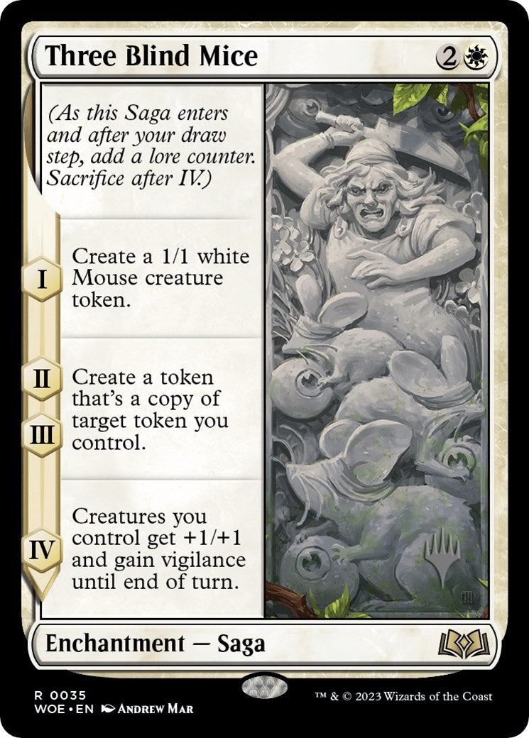 Three Blind Mice (Promo Pack) [Wilds of Eldraine Promos] | Tabernacle Games