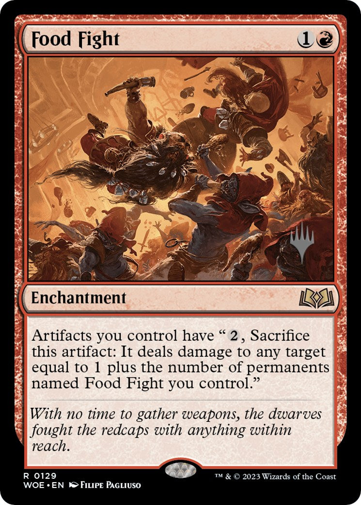 Food Fight (Promo Pack) [Wilds of Eldraine Promos] | Tabernacle Games