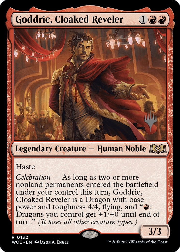 Goddric, Cloaked Reveler (Promo Pack) [Wilds of Eldraine Promos] | Tabernacle Games