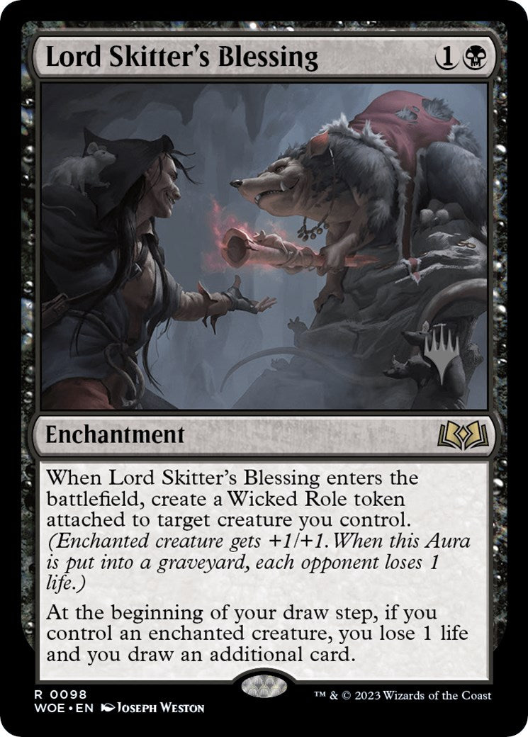 Lord Skitter's Blessing (Promo Pack) [Wilds of Eldraine Promos] | Tabernacle Games