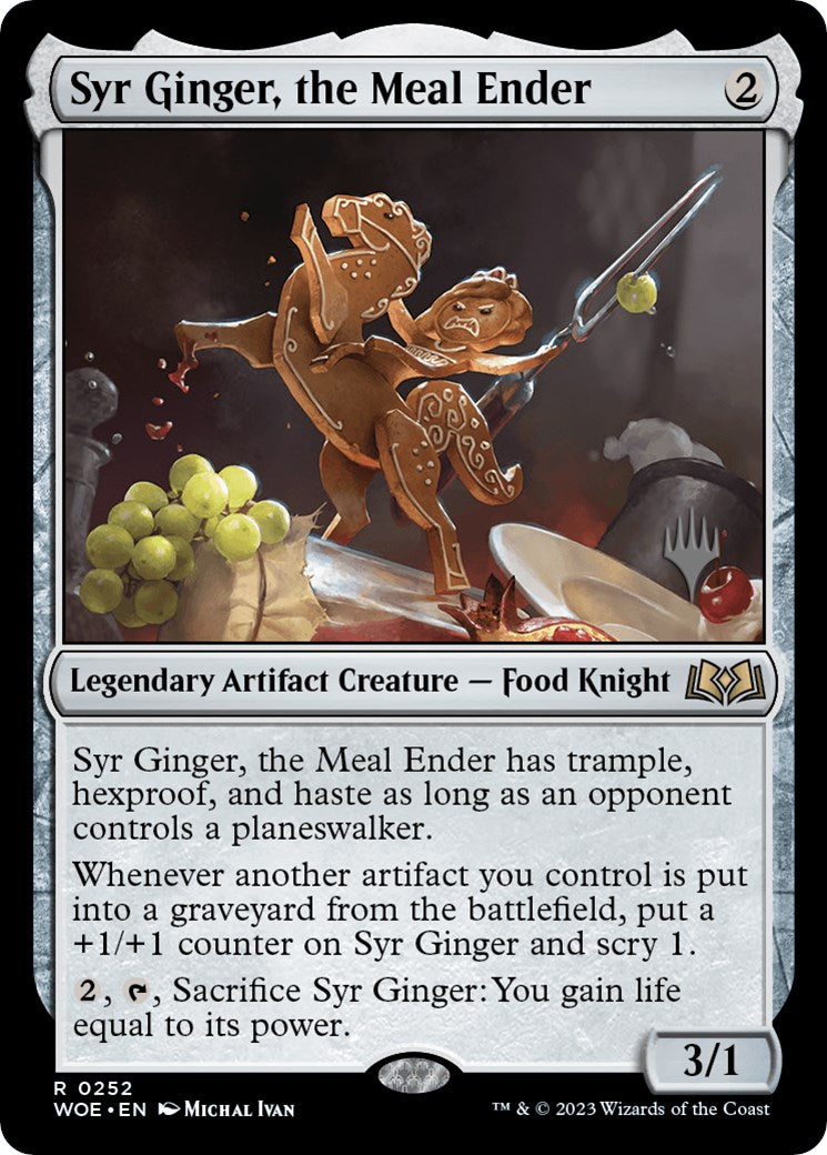 Syr Ginger, the Meal Ender (Promo Pack) [Wilds of Eldraine Promos] | Tabernacle Games