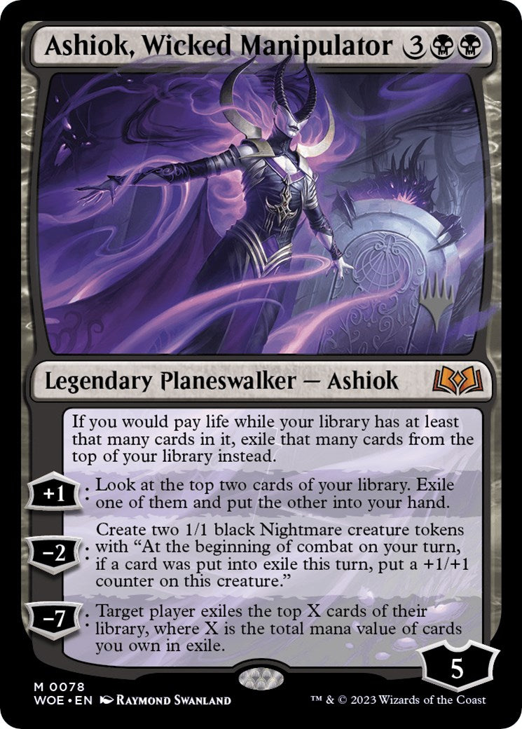 Ashiok, Wicked Manipulator (Promo Pack) [Wilds of Eldraine Promos] | Tabernacle Games