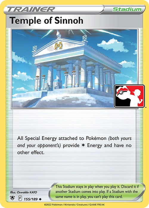 Temple of Sinnoh (155/189) [Prize Pack Series Three] | Tabernacle Games