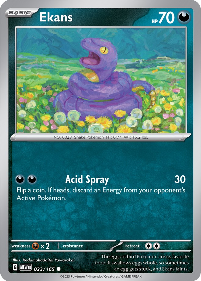 Ekans (023/165) [Scarlet & Violet 151] | Tabernacle Games