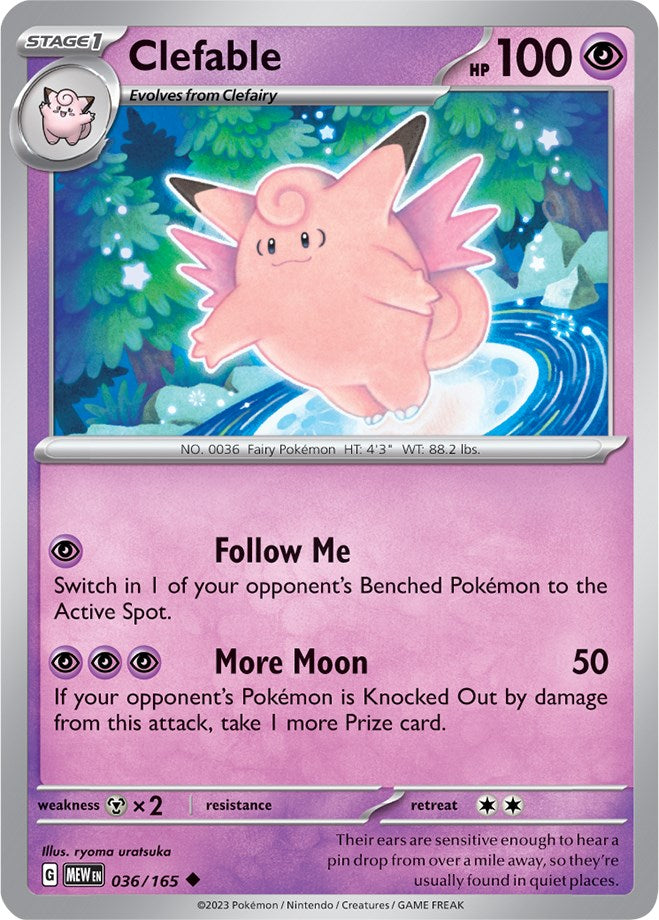 Clefable (036/165) [Scarlet & Violet 151] | Tabernacle Games