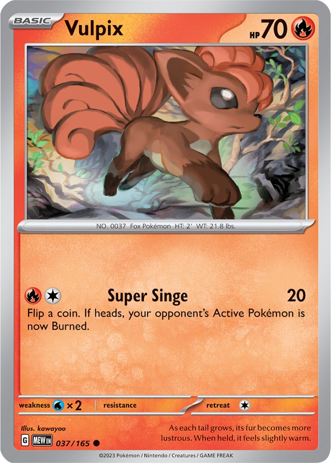 Vulpix (037/165) [Scarlet & Violet: 151] | Tabernacle Games