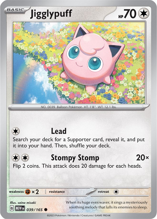 Jigglypuff (039/165) [Scarlet & Violet 151] | Tabernacle Games