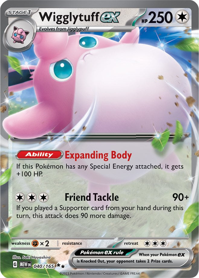 Wigglytuff ex (040/165) [Scarlet & Violet 151] | Tabernacle Games