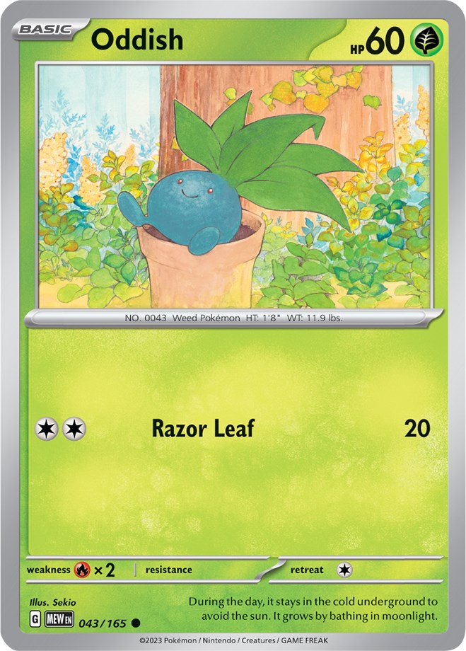 Oddish (043/165) [Scarlet & Violet: 151] | Tabernacle Games