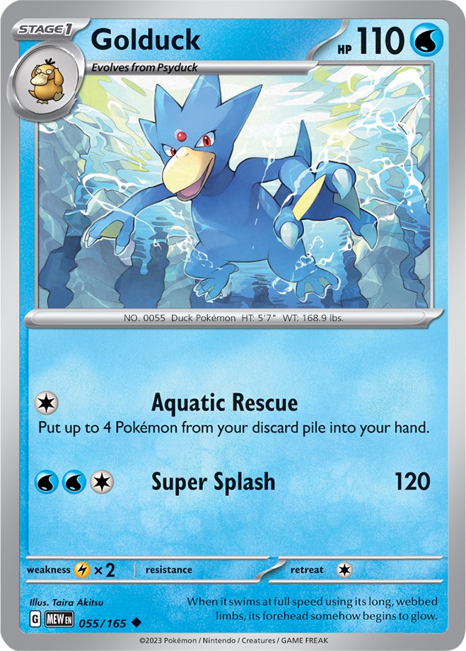 Golduck (055/165) [Scarlet & Violet 151] | Tabernacle Games