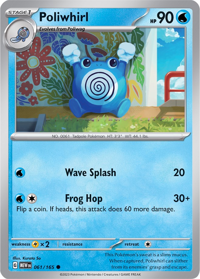 Poliwhirl (061/165) [Scarlet & Violet: 151] | Tabernacle Games