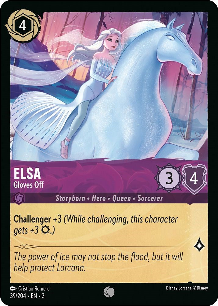 Elsa - Gloves Off (39/204) [Rise of the Floodborn] | Tabernacle Games