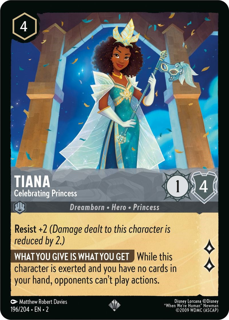 Tiana - Celebrating Princess (196/204) [Rise of the Floodborn] | Tabernacle Games