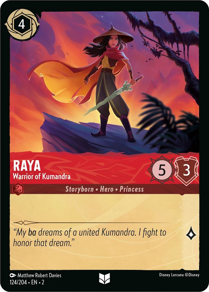 Raya - Warrior of Kumandra (124/204) [Rise of the Floodborn] | Tabernacle Games
