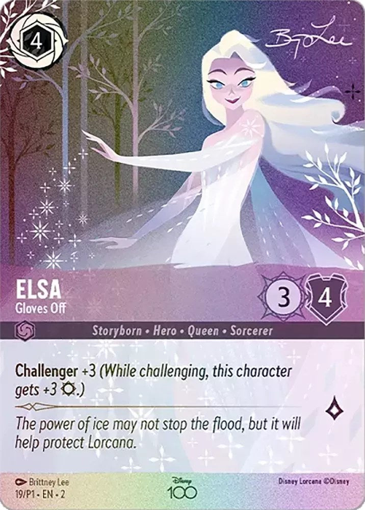 Elsa - Gloves Off (Enchanted) (19) [Disney100 Promos] | Tabernacle Games