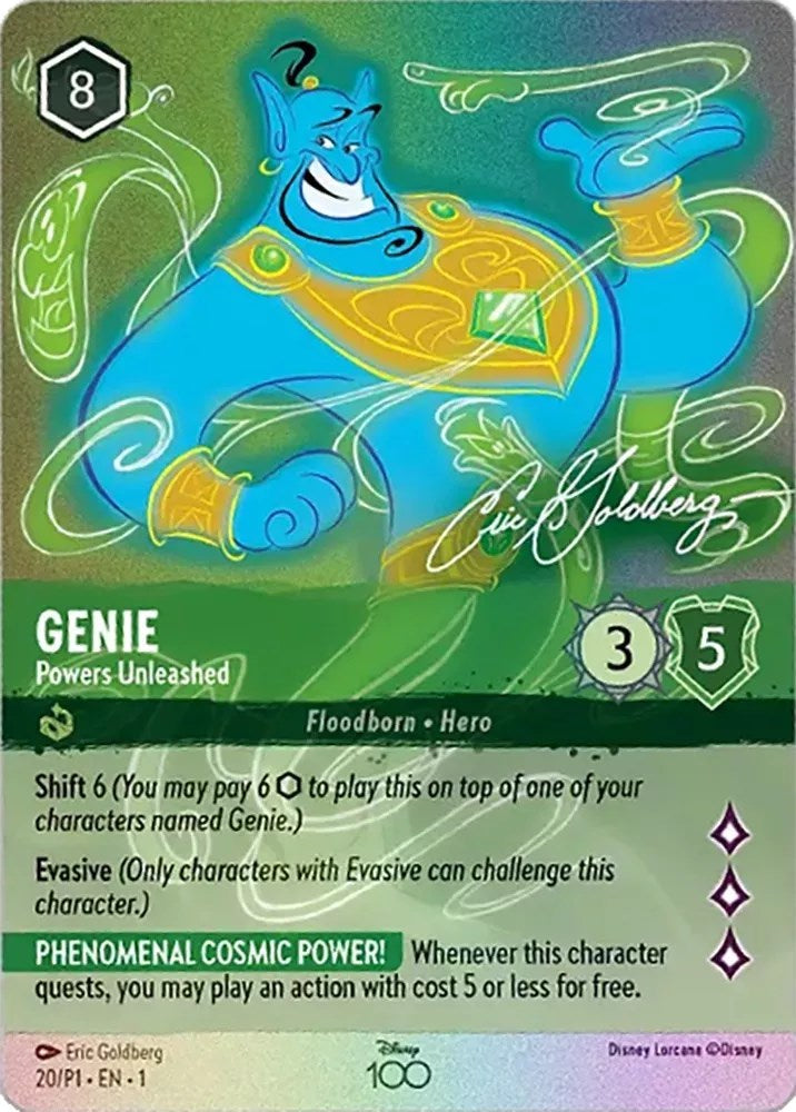 Genie - Powers Unleashed (Enchanted) (20) [Disney100 Promos] | Tabernacle Games