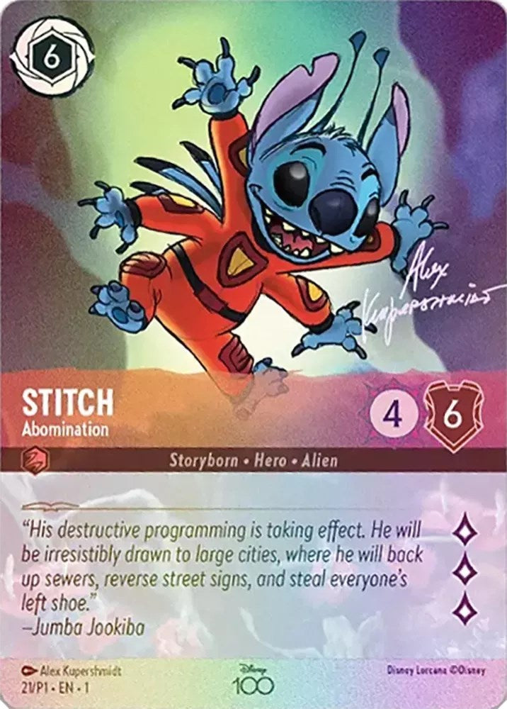 Stitch - Abomination (Enchanted) (21) [Disney100 Promos] | Tabernacle Games