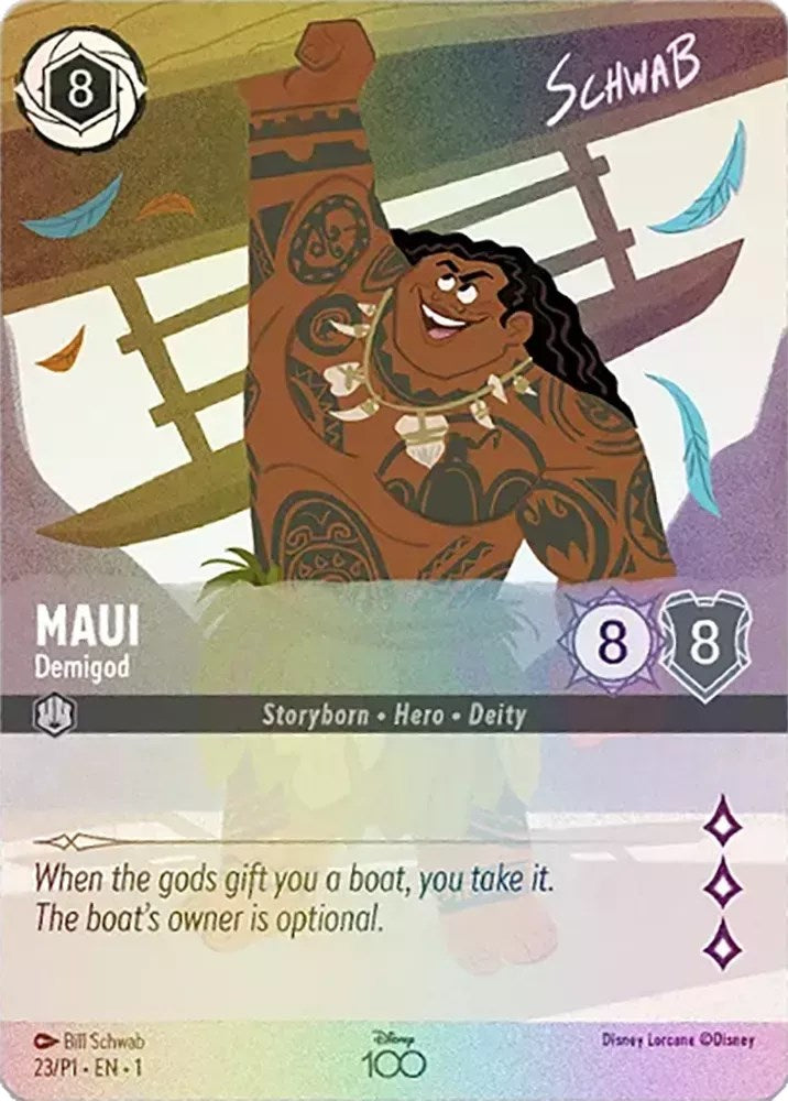 Maui - Demigod (Enchanted) (23) [Disney100 Promos] | Tabernacle Games