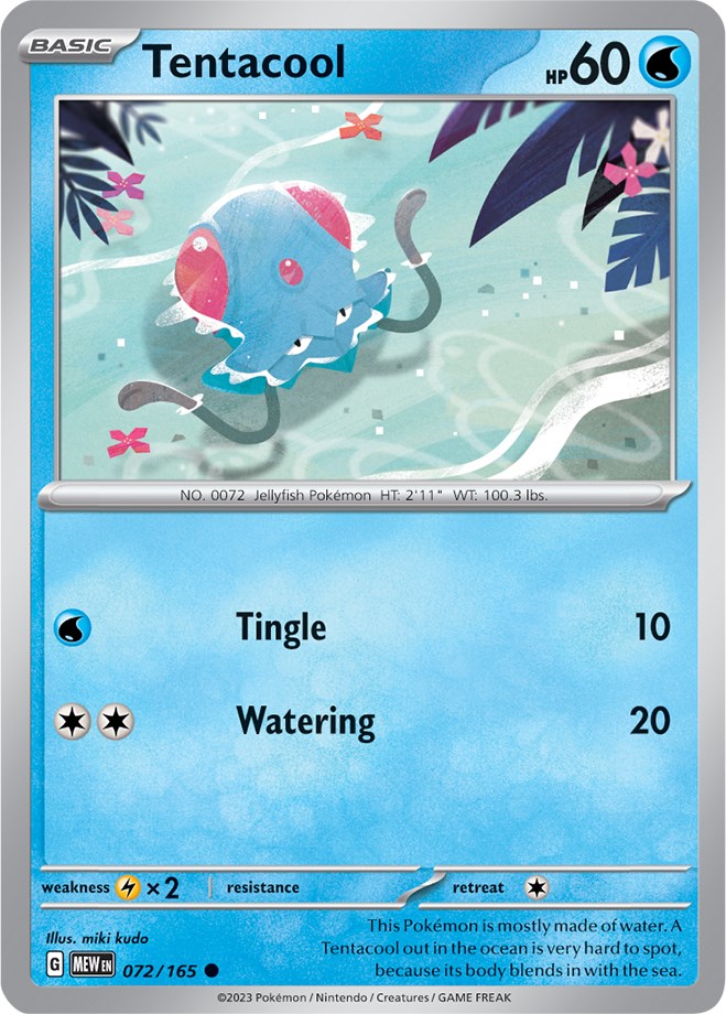 Tentacool (072/165) [Scarlet & Violet 151] | Tabernacle Games