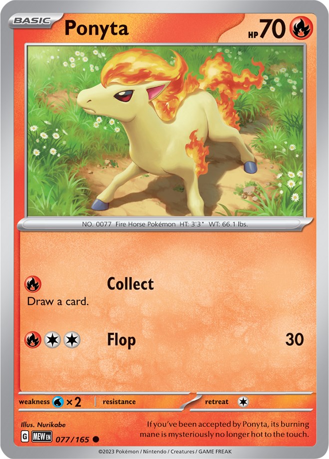 Ponyta (077/165) [Scarlet & Violet 151] | Tabernacle Games