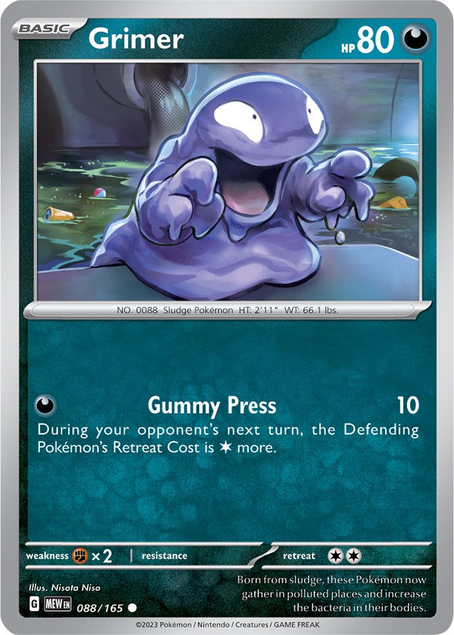 Grimer (088/165) [Scarlet & Violet: 151] | Tabernacle Games